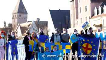 Im Video: (Neu-)Ulmer zeigen Solidarität mit der Ukraine