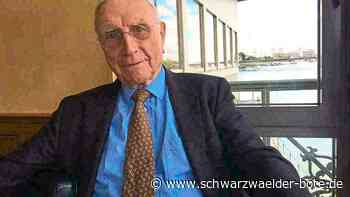Geburtstag in Schramberg - Langjähriger Kern-Liebers-Chef Robert Drosten feiert 95. Geburtstag - Schwarzwälder Bote