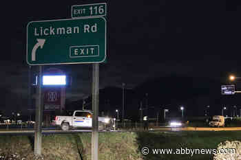 1 dead after being struck on Highway 1 in Chilliwack Sunday – Abbotsford News - Abbotsford News