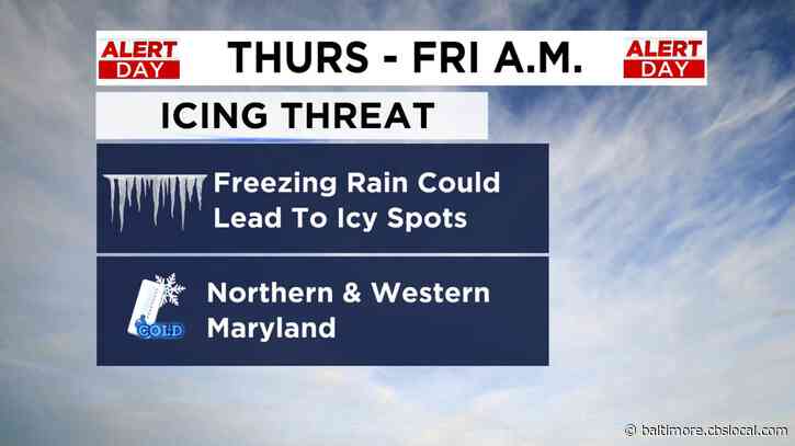 Alert Day Issued For Winter Weather Thursday Through Friday Morning
