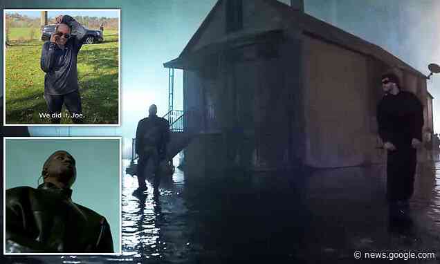 Kanye West samples Kamala Harris' viral 'We did it, Joe' moment during Donda 2 performance - Daily Mail