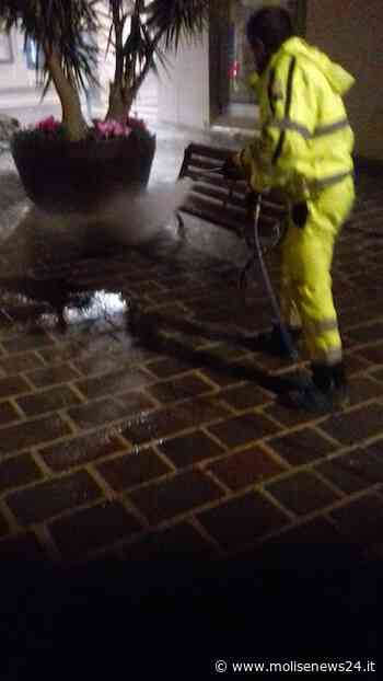 Termoli, lavaggio strade centro cittadino della Rieco Sud - Molise News 24