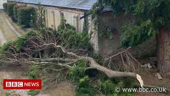 Storm Franklin: Hundreds of homes in the East still without power