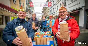 Karneval 2022 in Bonn: Kamelle in der Friedrichstraße - Mit dieser "süßen" Idee wird trotz Corona gefeiert - General-Anzeiger Bonn