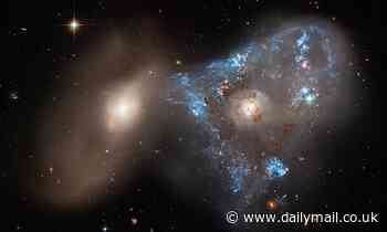 NASA's Hubble Space Telescope captures a SPACE TRIANGLE of star formation