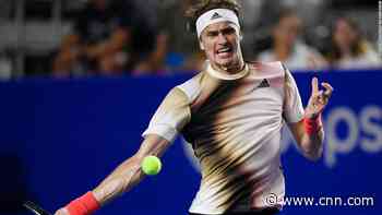 Tennis star withdrawn from Mexican Open after striking umpire's chair multiple times