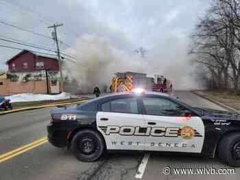 Crews battling blaze at Ridge Road catering business in West Seneca