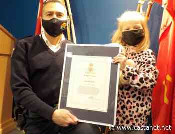 Kamloops RCMP recognize plucky six-year-old who saved grandmother after car crash - Kamloops News - Castanet.net