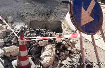 Iniziati i avori di risistemazione di alcuni marciapiedi della città - Trani news24city