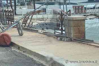 Cronaca di ringhiere e transenne distrutte annunciata: ma non c'era un'allerta meteo? - TraniViva