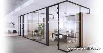 Glasinnenwand Office ergänzt Aluprofs MB-Harmony