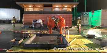 Feuerwehr-Einsatz auf A 2-Rastplatz „Schwarze Heide“ dauerte die ganze Nacht | Kirchhellen - Dorstener Zeitung