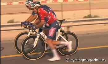 Jasper Philipsen decided to practise his 'cross dismount in the middle of a road race - Canadian Cycling Magazine