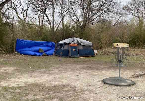 Why were homeless camps cleaned out with no shelters available, freezing temperatures expected?
