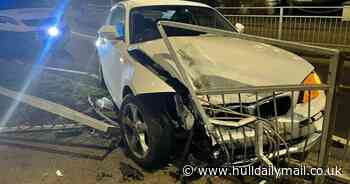 Slurring drunk driver crashes 100 meters from Willerby pub car park - Hull Live