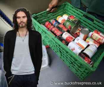 Russell Brand supports High Wycombe food bank One Can Trust as more and more rely on it - Bucks Free Press