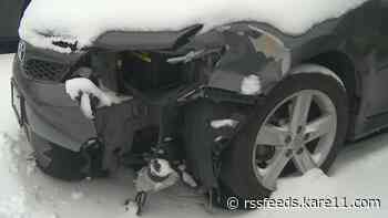 Crash your car during a winter storm? Busy auto body shops may not fix it for months