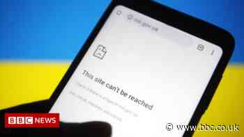 Cyber-attacks bring down many Ukraine websites