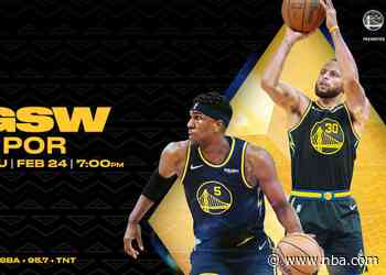 Game Preview: Warriors at Trail Blazers - 2/24/22 - Warriors.com