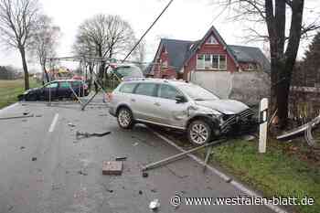 Unfall in Stemwede: Bei Überholmanöver kollidiert - Westfalen-Blatt