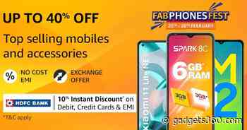 Amazon Fab Phones Fest and Fab TV Fest Sale to Go Live from February 25 With Discounts on Smartphones, TVs