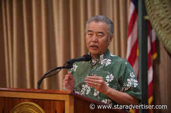 Lawmakers rain on Gov. David Ige’s plan for $1 billion ‘rainy day’ fund