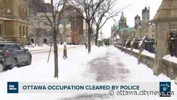 WATCH: Majority of Ottawa blockade cleared by police - CityNews Ottawa
