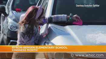 Byron-Bergen Elementary School students wrap up 'Kindness Month'