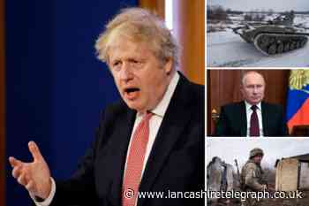 Boris Johnson to address UK TODAY amid 'Britain could soon be at war with Russia' warning