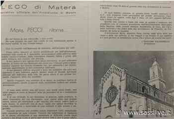 Discussa tesi di laurea su Arcidiocesi di Acerenza e Matera durante l'Episcopato di Monsignor Anselmo Pecci - Sassilive.it