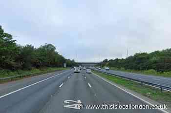 Dartford: Motorcyclist taken to hospital after car crash on A2