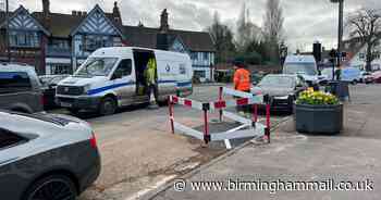 'Parked vehicle' delayed Sutton Coldfield water main repair which turned busy road into river - Birmingham Live