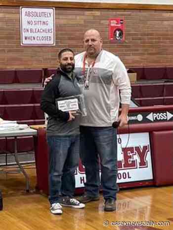 Belleville HS wresting team finishes in third place at District 9 tournament; Bucs head coach Joseph Pizzi named district Coach of the Year - Essex News Daily