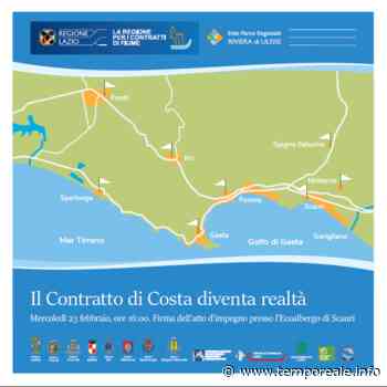 Minturno / Il "Parco Riviera di Ulisse" posa la prima pietra del "Contratto di Costa" - Temporeale Quotidiano