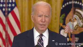 WATCH LIVE: President Biden addresses Russian invasion of Ukraine