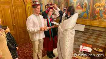 'We just wanted to be together,' says Ukranian couple who rushed to marry amid attacks