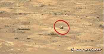 NASA Perseverance Rover Snaps Picture of Litter It Dropped on Mars     - CNET