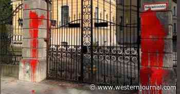 Report: Russian Embassy, Consulate Vandalized as Putin Orders Invasion of Ukraine