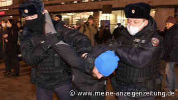 Ukraine-Konflikt: Russland geht hart gegen Protestwelle vor – 1400 Festnahmen