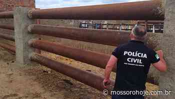 Canos roubados da Adutora de Pau dos Ferros usados para fazer parque de vaquejada - Mossoró Hoje