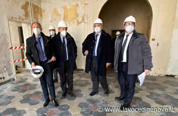 Ex caserma “Rosolino Pilo” di Carignano, sopralluogo del sindaco Marco Bucci e dell'assessore Pietro Piciocchi - LaVoceDiGenova.it