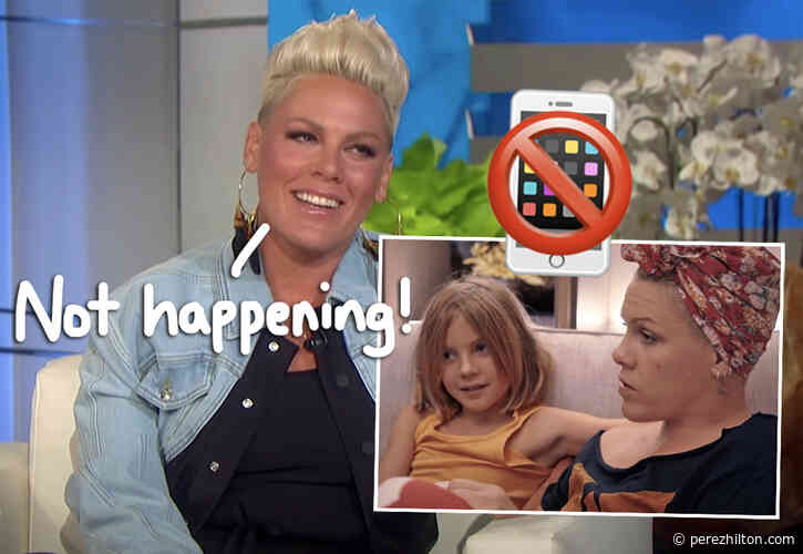 Pink REFUSES To Let Her 10-Year-Old Daughter Get A Phone -- Here’s Why!