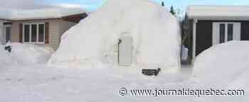 Le palais des glaces de Clarke City