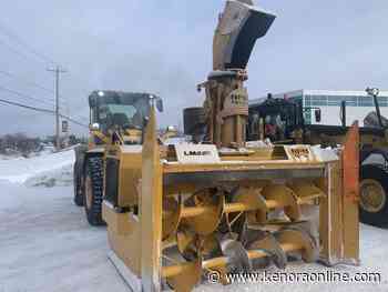 Snow clearing taking place in Keewatin, delays expected - KenoraOnline.com