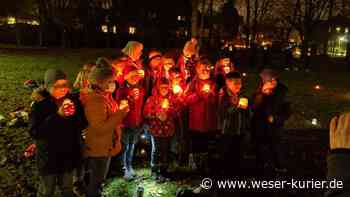 Aktion im Amtsgarten: Pfadfinder holen Friedenslicht nach Lilienthal - WESER-KURIER - WESER-KURIER