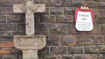 Kleines Denkmal von 1669: Ein Steinkreuz erinnert an die Pestepidemie - Rhein-Zeitung