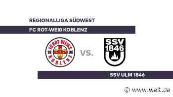 FC Rot-Weiß Koblenz - SSV Ulm 1846: Spätes Duncan-Tor sichert das Unentschieden - Regionalliga Südwest - DIE WELT