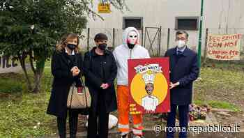 Colleferro, la street artist Laika regala ai ragazzi del paese un ritratto di Willy Monteiro - Repubblica Roma