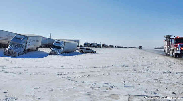 Collision closes section of Trans-Canada between Brandon and Virden - DiscoverWestman.com