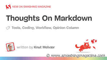 Thoughts On Markdown